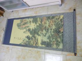 袁江国画 云山春色  请自鉴
