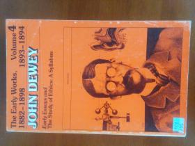 英文原版，美国哲学家、教育家约翰·杜威的作品《伦理学研究 (1882-1898) 》1972年出版,373页