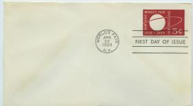 1964年美国纽约世博会纪念邮资首日封