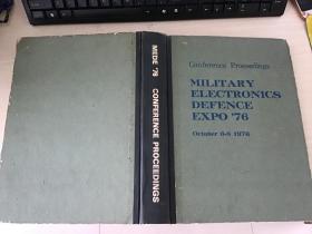 MILITARY ELECTRONICS DEFENCE EXPO 77 1977年防御,军事电子学展览会,会议文集