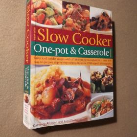 Best-ever Slow Cooker One-pot & Casserole Cookbook （史上最好的慢炖锅一锅＆砂锅食谱）【 正版全新 实拍如图 】（西餐外文原版）