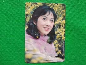 八十年代明星年历卡4张