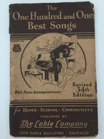 【一百零一首最美的歌】 The One Hundred and One Best Songs 全英文版  品相完好收藏品