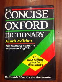 全新库存未使用  英国进口原装 美国印刷原装采用美国专用防尘墨点技术印刷 简明牛津辞典第9版The Concise Oxford Dictionary of Current English the 9th Edition
