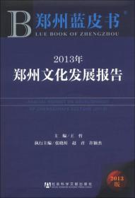 郑州蓝皮书：2013年郑州文化发展报告