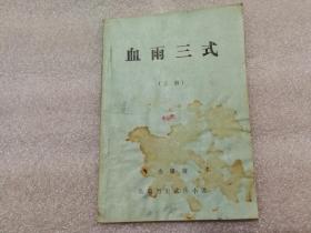 80年代老武侠小册子：血雨三式  上下