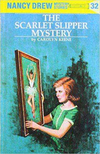 英文原版少年儿童侦探小说 Nancy Drew 32: the Scarlet Slipper Mystery Hardcover –  by Carolyn Keene  (Author)