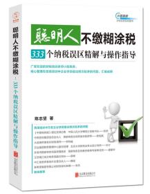 聪明人不缴糊涂税： 333个纳税误区精解与操作指导