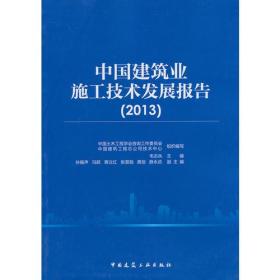 中国建筑业施工技术发展报告(2013)