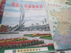 丹东地图丹东交通旅游图2008