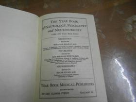 THE YEAR BOOK OF NEUROLOGY PSYCHIATRY AND NEUROSURGERY（1960-1961）神经学.精神学和神经外科学年鉴