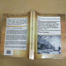 植物的字典；它们的定义和用途，以及它们的文化和管理 A Dictionary of Plants; Their De*ion and Use, with Their Culture and Management