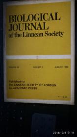 BIOLOGICAL JOURNAL of the Linnean Society  VOL.14 NO.1林奈学会生物期刊 英文版