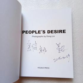 PEOPLE\\\S DESIRE photographs by dong lin（签名本、请看图）
