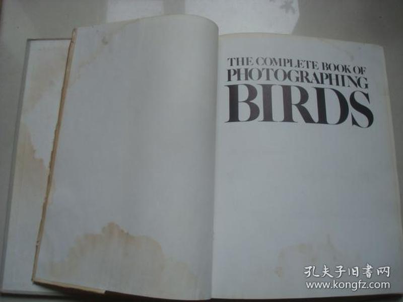 The complete book of photographing birds  鸟瞰全书，中文书名供参考.