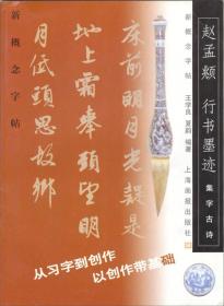 新概念字帖·赵孟頫行书墨迹：集字古诗