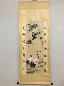 收藏多年的大师手绘国画 水墨画【江寒汀】花鸟图 四尺手绘作品