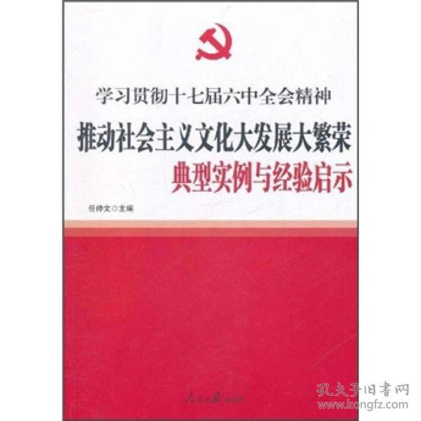 学习贯彻十七届六中全会精神：推动社会主义文化大发展大繁荣典型实例与经验启示