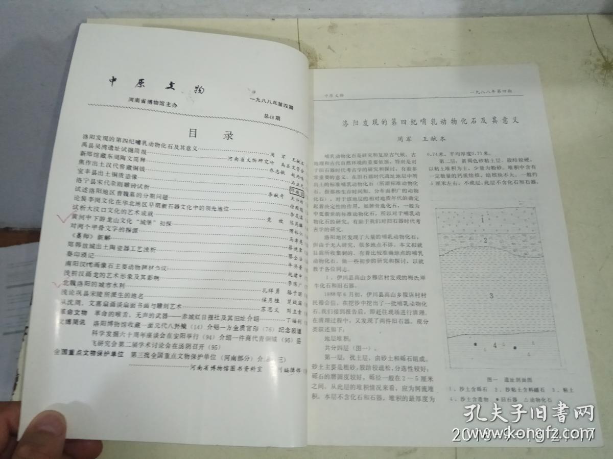 中原文物 1988年 第4期