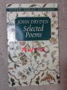 John Dryden Selected Poems 德莱顿诗选  英文原版