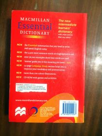 美国原装进口未阅 无光盘麦克米伦初阶英语词典（英语版）MACMILLAN ESSENTIAL  DICTIONARY