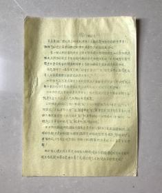 **传单，1966年，姚文元14 论“怕”的全文。