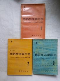 历史在这里沉思——1966-1976年纪实 周明主编  全三卷 华夏出版社