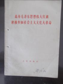 高举毛泽东思想伟大红旗积极参加社会主义*****    解放军报社论