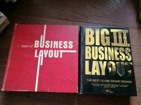 The best of BUSINESS LAYOUT、BIGⅢ BUSINESS LAYOUT（英文原版，最优的版式设计、版式设计Ⅲ，两册合售）