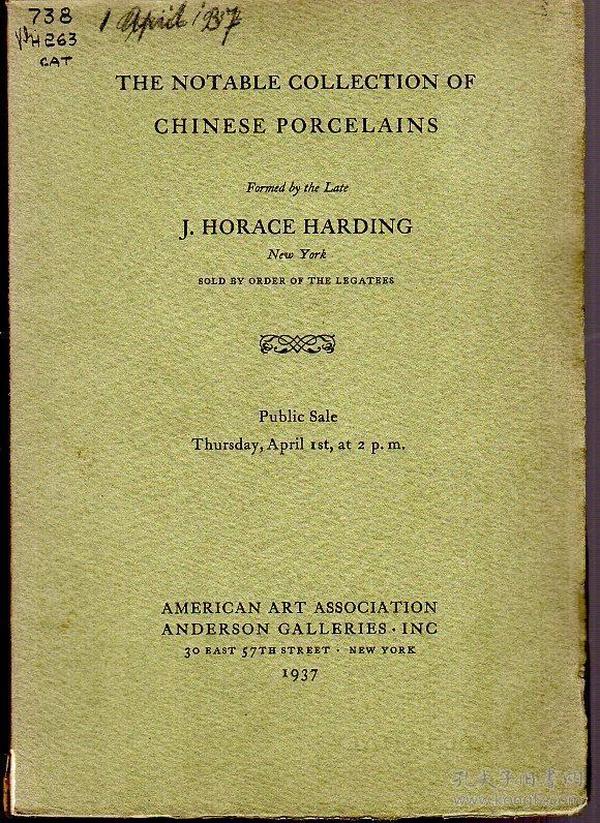 Notable Collection of Chinese Porcelains formed by the Late J. Horace Harding 重要专拍 143件