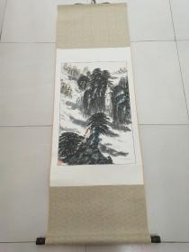 原装原婊～山水画幽谷鸣泉～落款王天仁作品