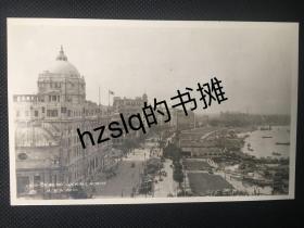【照片珍藏】民国20年代上海风光建筑照片_外滩汇丰银行以北景象