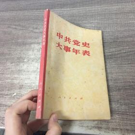 中共党史大事年表