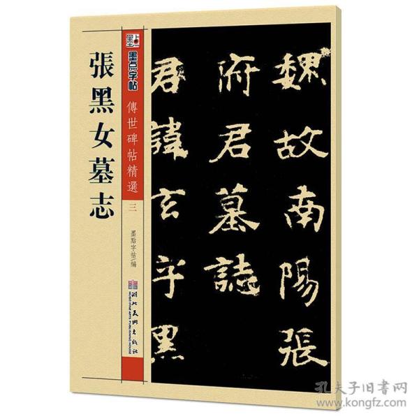 墨点字帖·传世碑帖精选：张黑女墓志（毛笔魏碑书法字帖）