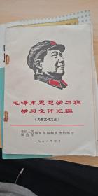 毛泽东思想学习班学习文件汇编(三)