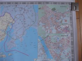 2008温州市地图  二全张覆膜地图