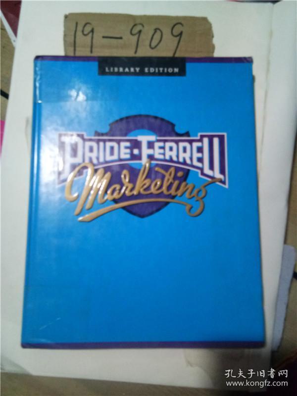 正版实拍；PRIDE-FERRELL marketing