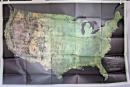 现货 national geographic美国国家地理地图1976年7月Portrait U.S.A.美国地图