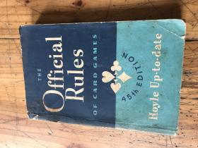 2301：《the official rules of card games hoyle up-to-date 》纸牌游戏官方规则.1947年版