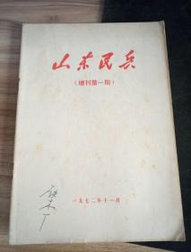 山东民兵1972年增刊第一期