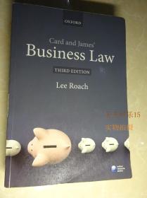 Card and James' Business Law 3th Lee Roach正版