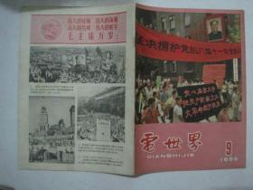 电世界停刊号（1966年第9期，总第217期，封面：上海革命群众热烈欢呼中国共产党第八届中央委员会第十一次全体会议公报公布）（66999）