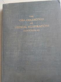 1948年美国出版外文书《医学插图》铜版印刷，纯手绘图片。《THE CIBA COLLECTION OF MEDICAL ILLUSTRATIONS》