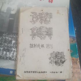 诗集:植树战报增刊(油印)