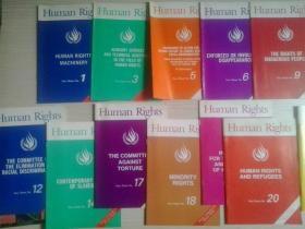 Human Rights（人权）英文原版1、3、5、6、9、10、11、12、14、17、18、19、20、21、22【15册合售】