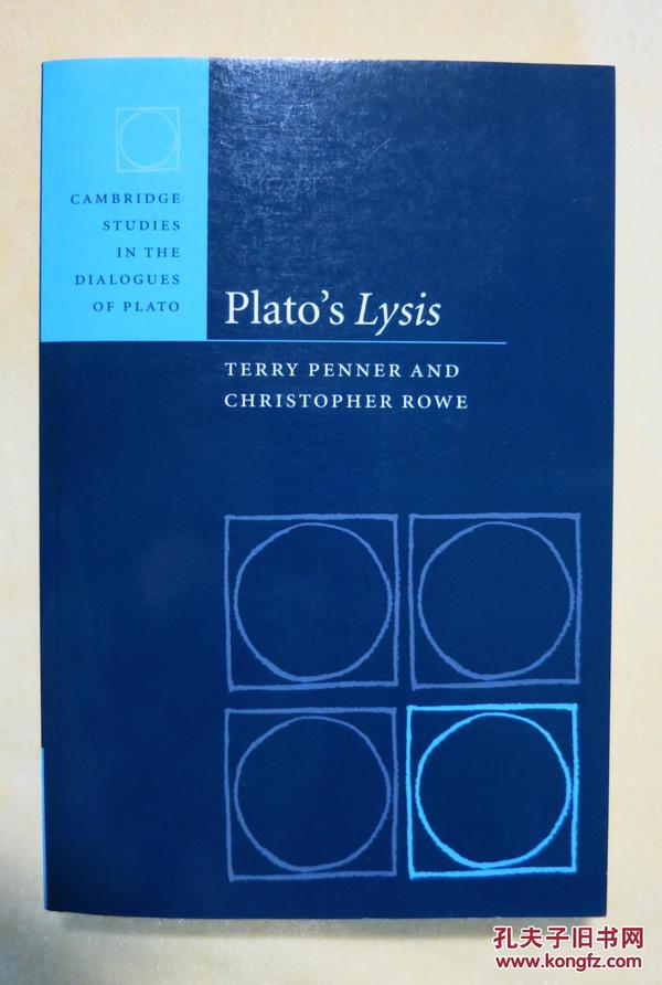 Plato's Lysis (Cambridge Studies in the Dialogues of Plato) （实拍书影，国内现货）