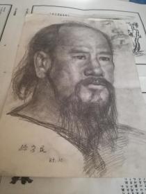 孙为民素描人像