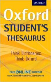 Oxford Student's Thesaurus.Oxford Students Thesaurus 牛津学生词典