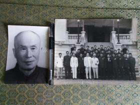1960年原照：上海足球队访问越南与越南领袖胡志明合影1张，余衡之（民国足球冠军）90寿辰照片1张，合售