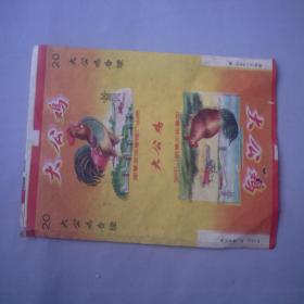 烟标 大公鸡 1989